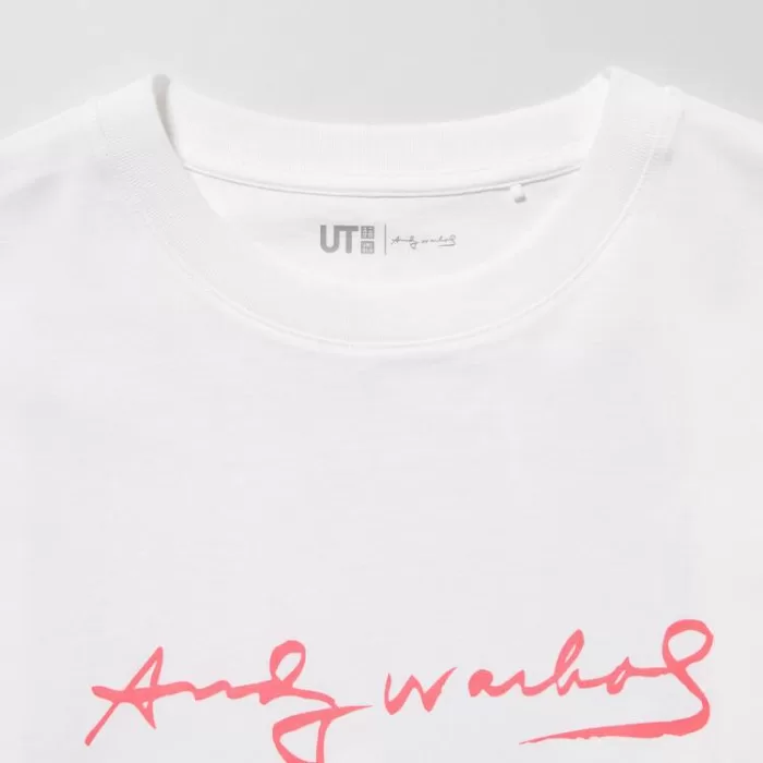 Uniqlo Andy Warhol Flowers Collection Ut Printed T-shirt Women White