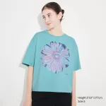 Uniqlo Andy Warhol Flowers Collection Ut Printed Women’s T-shirt Green