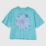 Uniqlo Andy Warhol Flowers Collection Ut Printed Women’s T-shirt Green