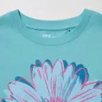 Uniqlo Andy Warhol Flowers Collection Ut Printed Women’s T-shirt Green