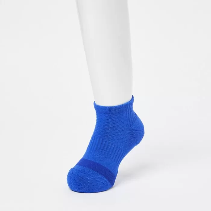 Uniqlo Arch Support Short Socks (Three Pairs) Kids Blue Black