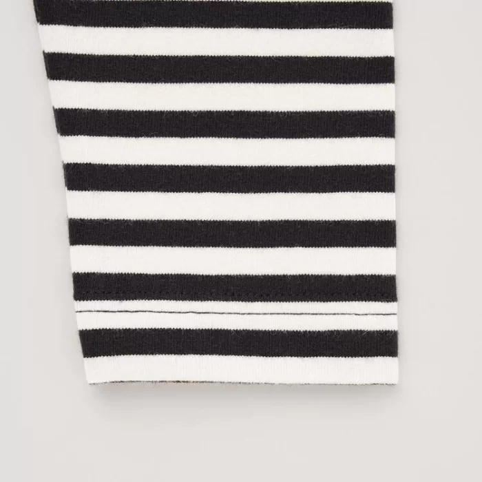 Uniqlo Black Striped Baby Leggings