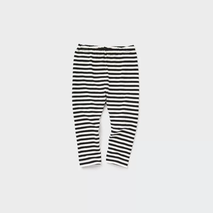 Uniqlo Black Striped Baby Leggings