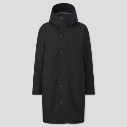 Uniqlo Blocktech Hooded Coats (2021 Season) Men Black