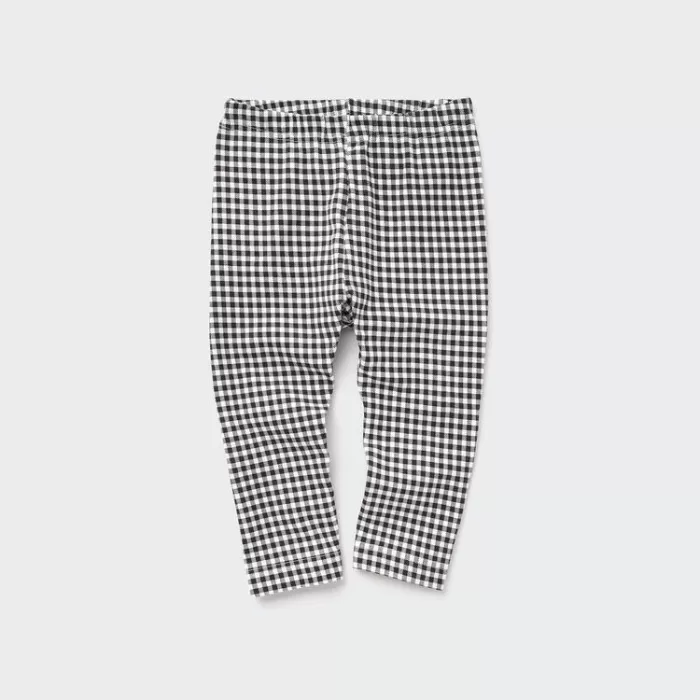 Uniqlo Checked Baby Black Leggings