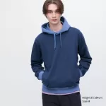 Uniqlo Colour Block Sweat Pullover Men’s Hoodie Blue