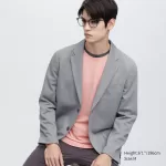 Uniqlo Comfort Suits Men Grey