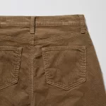 Uniqlo Corduroy Slim Flared Pants Women Brown