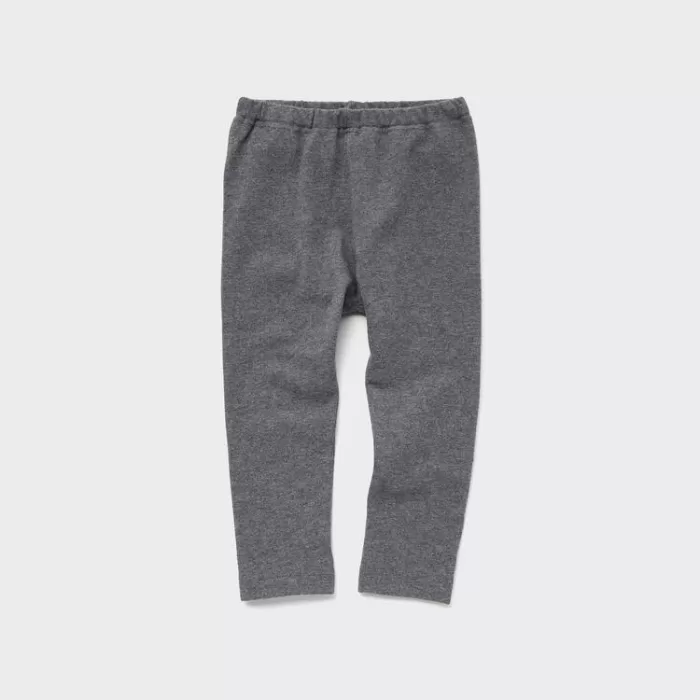 Uniqlo Cotton Baby Leggings Dark Grey