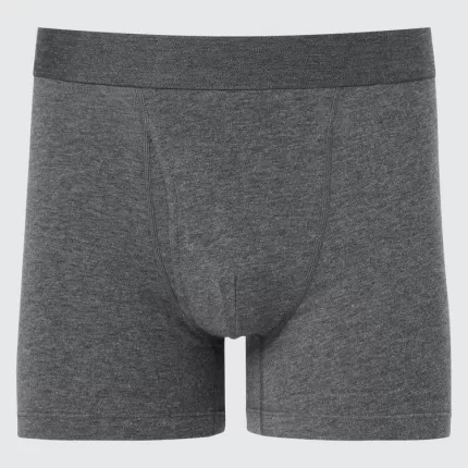 Uniqlo Cotton Boxer Underwear Men Grey