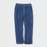 Uniqlo Cotton Denim Relaxed Fit Ankle Length Men’s Homewear Blue