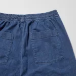 Uniqlo Cotton Denim Relaxed Fit Ankle Length Men’s Homewear Blue