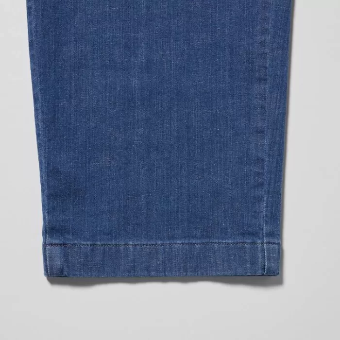 Uniqlo Cotton Denim Relaxed Fit Ankle Length Men’s Pants Blue