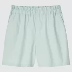 Uniqlo Cotton Easy Shorts Kids Green