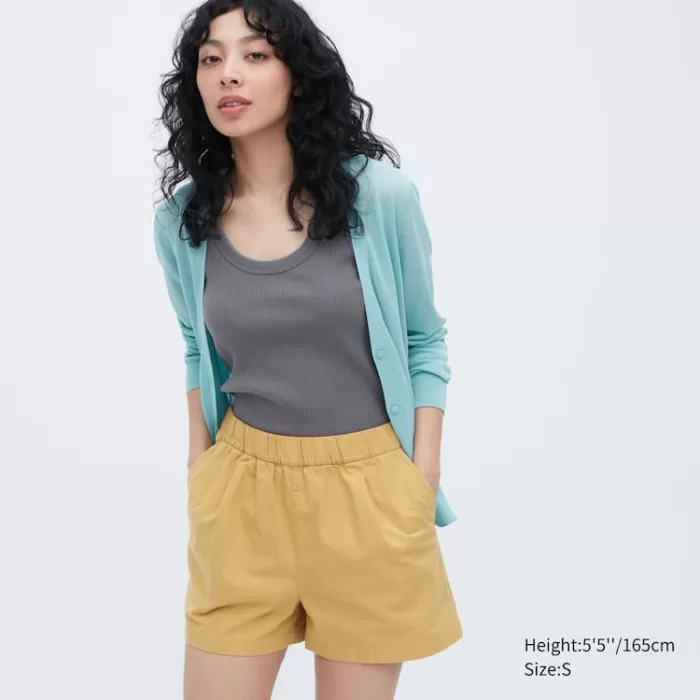 Uniqlo Cotton Easy Women’s Home Clothes Yellow