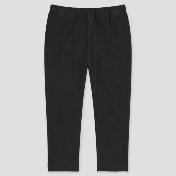 Uniqlo Cotton Leggings (2021 Season) Baby Black