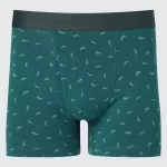 Uniqlo Cotton Printed Boxer Men’s Underwear Green