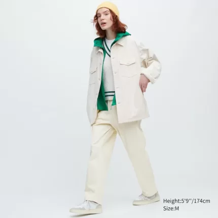 Uniqlo Cotton Relaxed Fit Ankle Length Men’s Homewear White