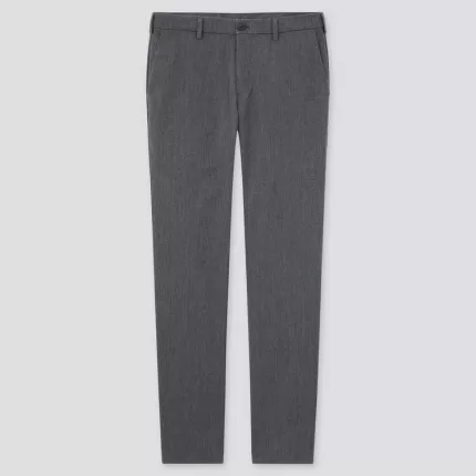 Uniqlo Cotton Stretch Slim Fit Chino Pants (2021 Season) Men Grey