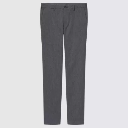 Uniqlo Cotton Stretch Slim Fit Chino Pants (2021 Season) Men Grey