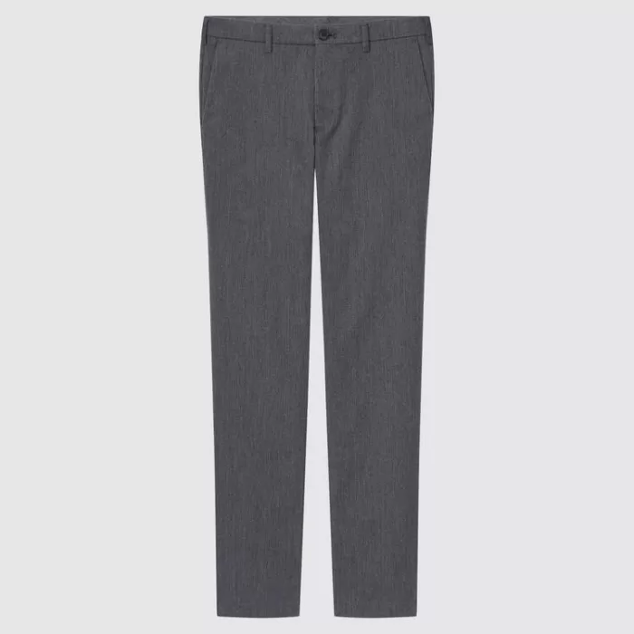 Uniqlo Cotton Stretch Slim Fit Chino Pants (2021 Season) Men Grey