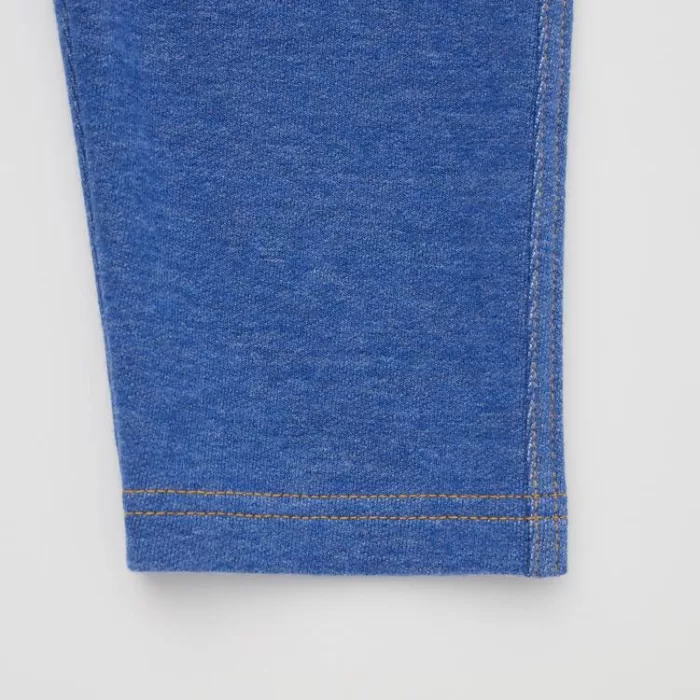 Uniqlo Denim-like Relaxed Baby Leggings Blue