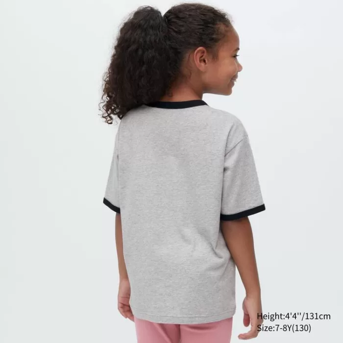 Uniqlo Disney Beyond Time Ut Printed T-Shirt Kids Grey