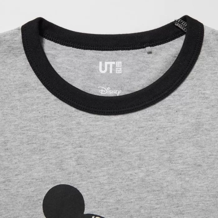 Uniqlo Disney Beyond Time Ut Printed T-Shirt Kids Grey