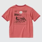 Uniqlo Disney Beyond Time Ut Printed T-Shirt Kids Red