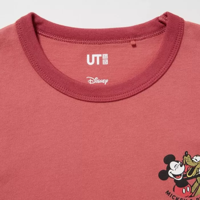 Uniqlo Disney Beyond Time Ut Printed T-Shirt Kids Red