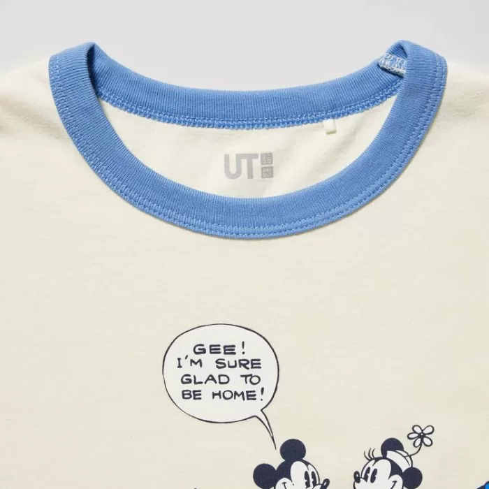 Uniqlo Disney Beyond Time Ut Printed T-Shirt Kids White