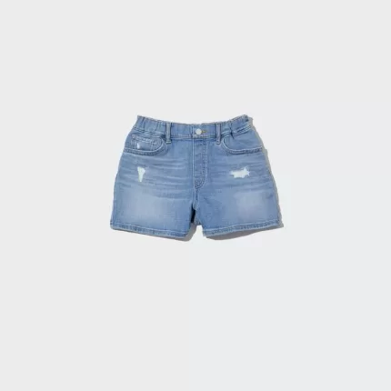 Uniqlo Distressed Denim Shorts Boys Blue