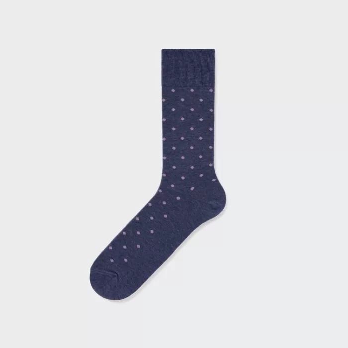 Uniqlo Dotted Men’s Socks Blue