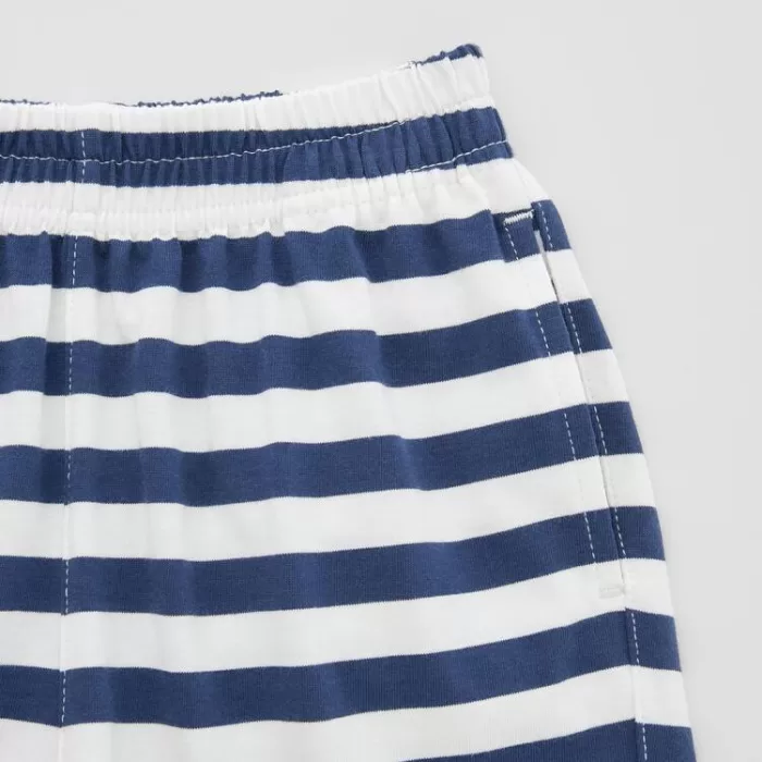 Uniqlo Dry Easy Striped Baby Shorts Blue