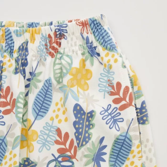 Uniqlo Dry Printed Easy Baby Shorts Green