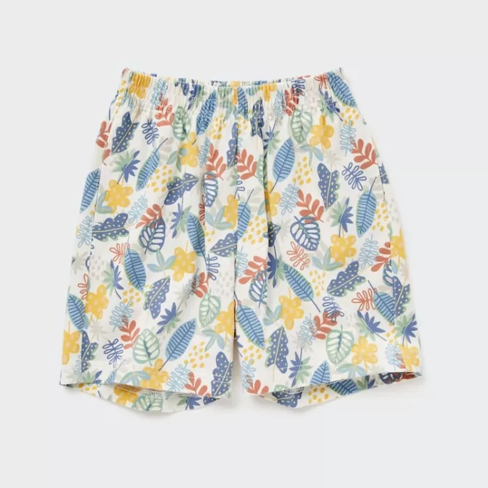 Uniqlo Dry Printed Easy Baby Shorts Green