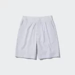 Uniqlo Dry Stretch Seersucker Easy Men’s Shorts Blue