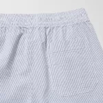 Uniqlo Dry Stretch Seersucker Easy Men’s Shorts Blue