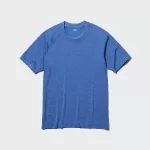 Uniqlo Dry-ex Crew Neck Men’s T-shirt Blue