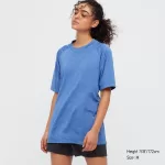 Uniqlo Dry-ex Crew Neck Men’s T-shirt Blue