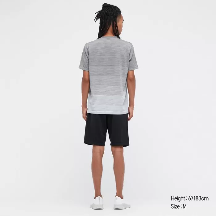 Uniqlo Dry-ex Crew Neck T-shirt Men’s Grey