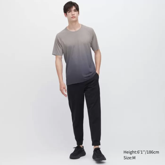 Uniqlo Dry-ex Crew Neck T-shirt Men’s Grey