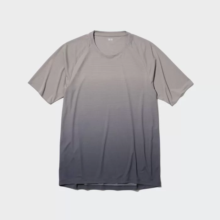 Uniqlo Dry-ex Crew Neck T-shirt Men’s Grey