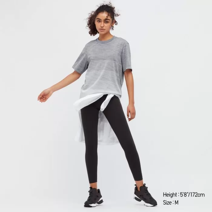 Uniqlo Dry-ex Crew Neck T-shirt Men’s Grey