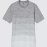 Uniqlo Dry-ex Crew Neck T-shirt Men’s Grey