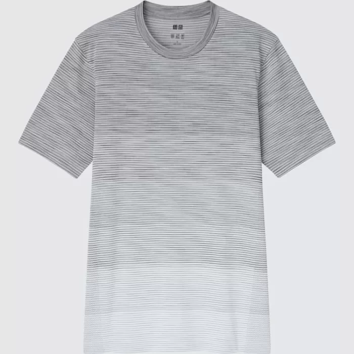 Uniqlo Dry-ex Crew Neck T-shirt Men’s Grey