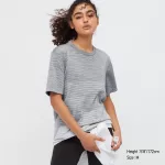 Uniqlo Dry-ex Crew Neck T-shirt Men’s Grey