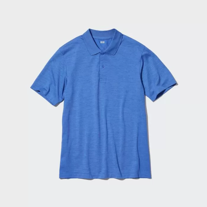 Uniqlo Dry-ex Men’s Polo Shirt Blue