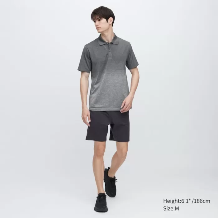 Uniqlo Dry-ex Men’s Polo Shirt Grey