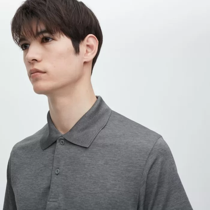 Uniqlo Dry-ex Men’s Polo Shirt Grey